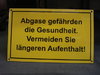 Aludibond-Schild für Tiefgarage